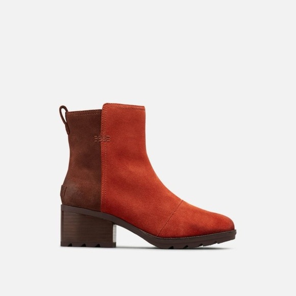 Sorel WOMEN'S CATE™ BOOTIE Carnelian Red out of stock online - Picture 1 of 10
